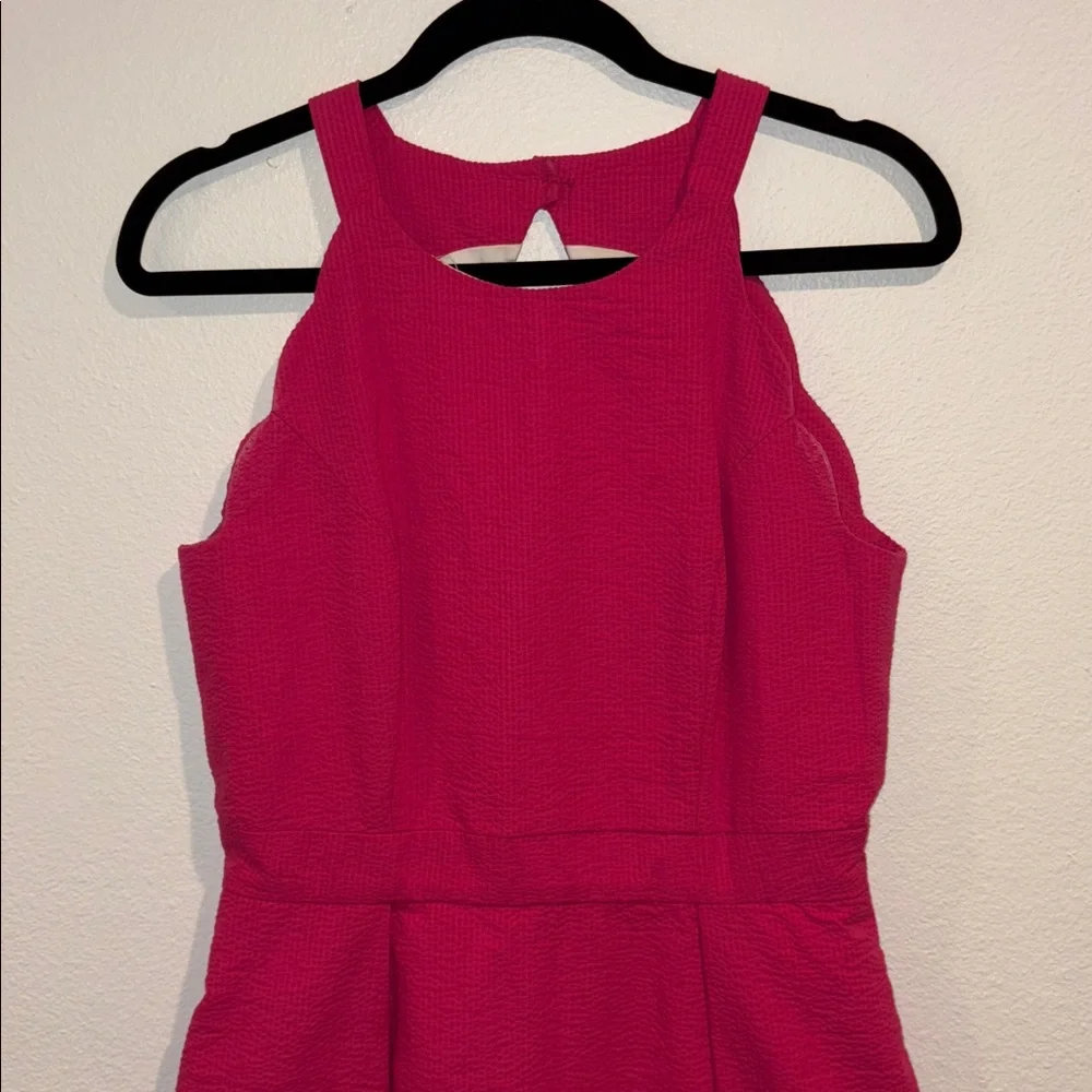 Lauren James The Landry Solid Seersucker Dress in Rose by Lauren James M - Picture 5 of 10